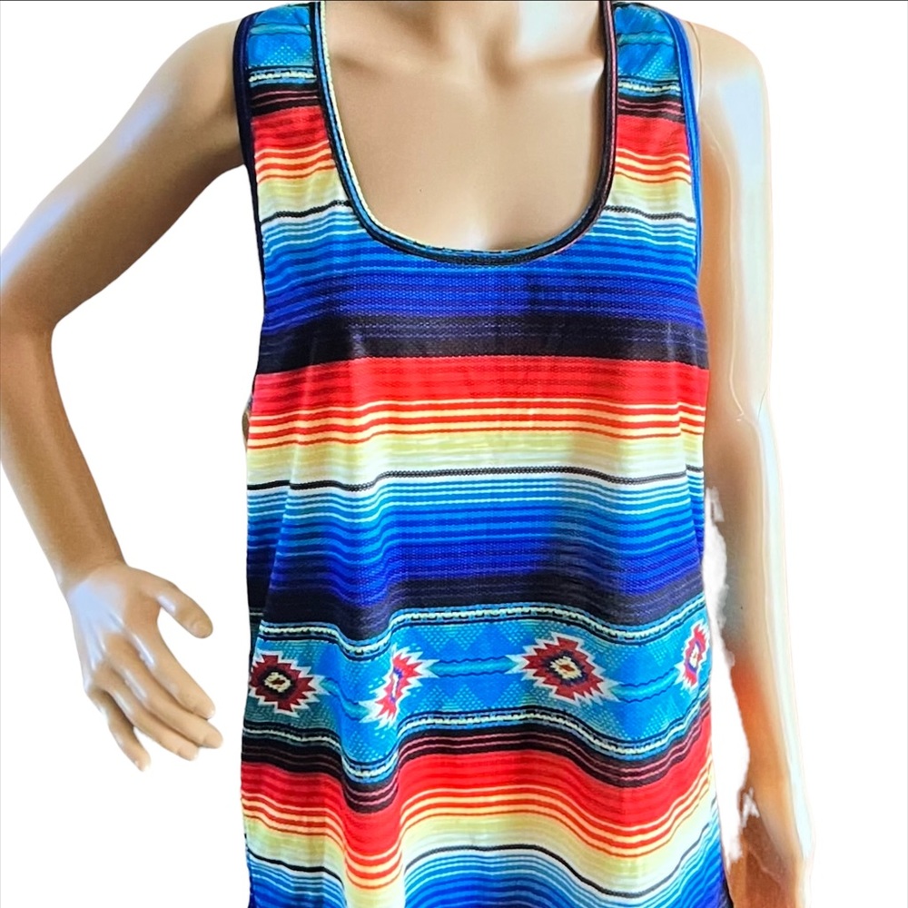 Ladies Top by Cheekys, Tank Top full of color NWT
